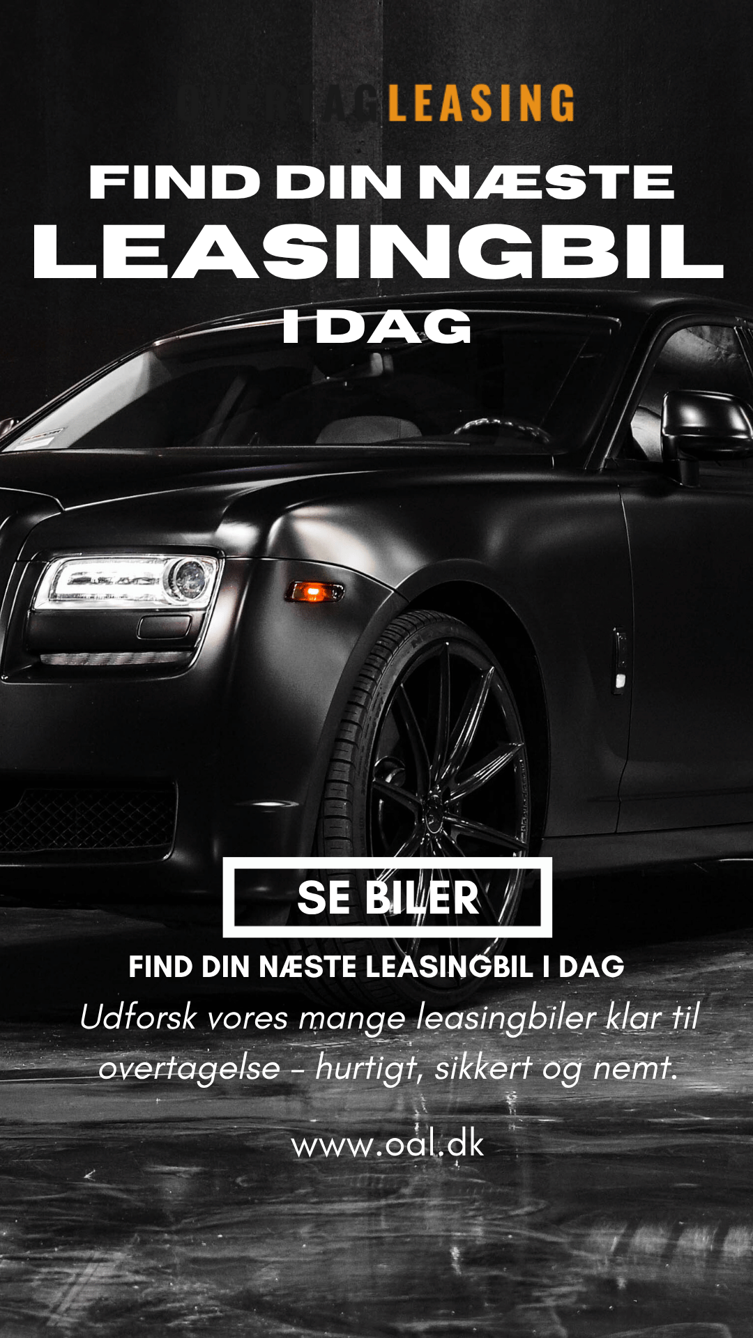 Leasingbil klar til overtagelse på OAL.dk